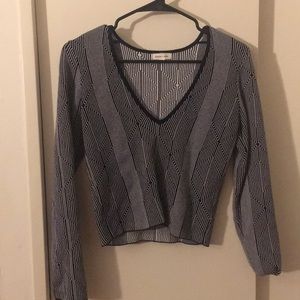 Silence + Noise long sleeve crop top